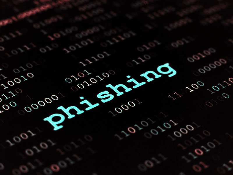 Phishing direcionado como ataque cibernético.